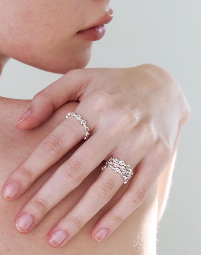 티오유 AT005 CLEAR DOT RING 착용컷