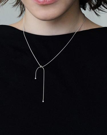 177 Tie A Knot Necklace