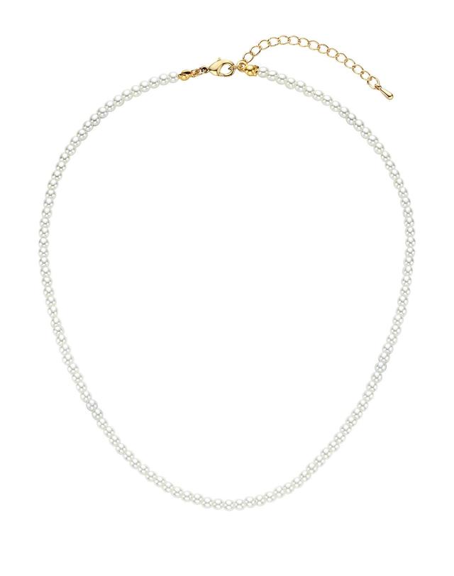 티오유 LU115 Basic pearl necklace 착용컷