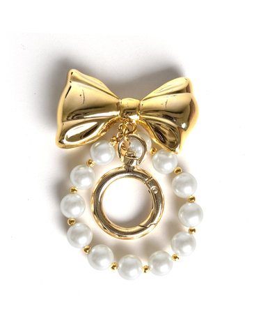 하스 HTY018 Big ribbon metal keyring