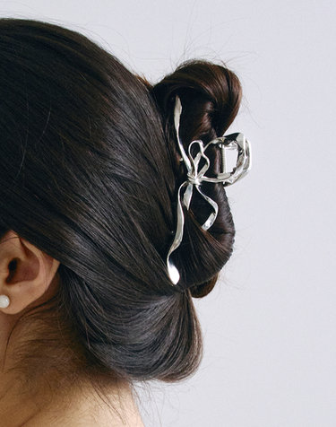 HSU013 Metal ribbon hair clip