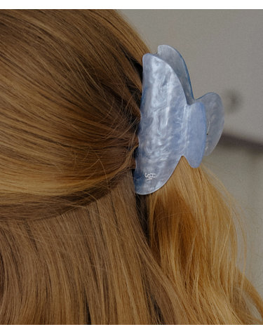 HLD007 Marbling round hair clip