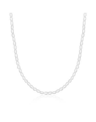 14K 3mm 러프 바로크 진주 목걸이 MON39745