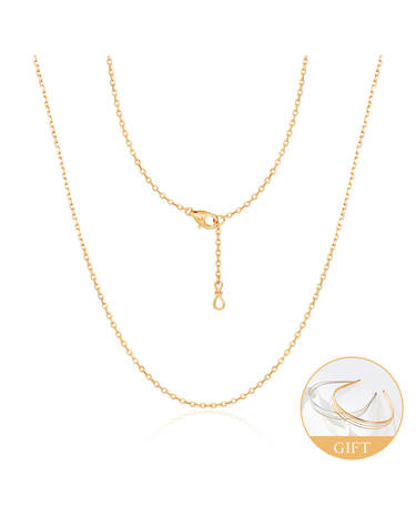 (10월베스트)18K 베이직 각줄 5푼 체인 목걸이 MON39723