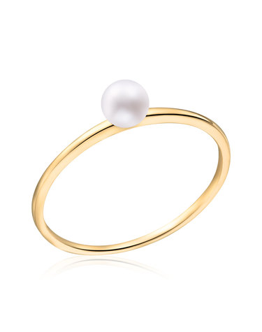 18K 베이직 4mm 담수진주 반지 MOR39731