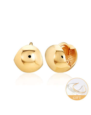 (10월베스트)18K 골드 볼 원터치 귀걸이 M 한쌍 MOE40028