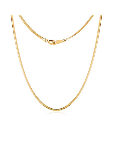 18K 2mm 센슈얼 스네이크 뱀줄 체인 목걸이 MON40697