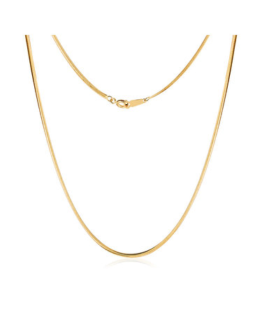 14K 1.4mm 센슈얼 스네이크 뱀줄 체인 목걸이 MON40696