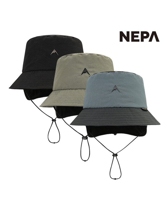 네파 네파 N.T.C CORDURA 코듀라 버킷햇 (+귀탈부착) 7JE7408 착용컷