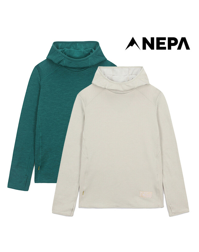 네파 네파 공용 패스파인더 기모 긴팔 바라클라바 티셔츠 7KF6018 착용컷