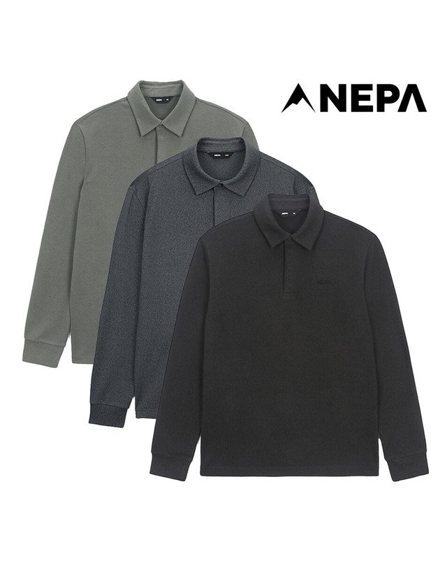 NEPA(주) 네파 남성 리사이클 기모 폴로티셔츠 7K75269