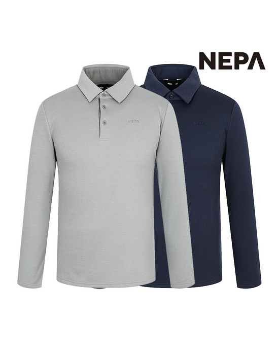 NEPA(주) 네파 남성 베이직 기모 폴로티셔츠 (레귤러핏) 7J75243