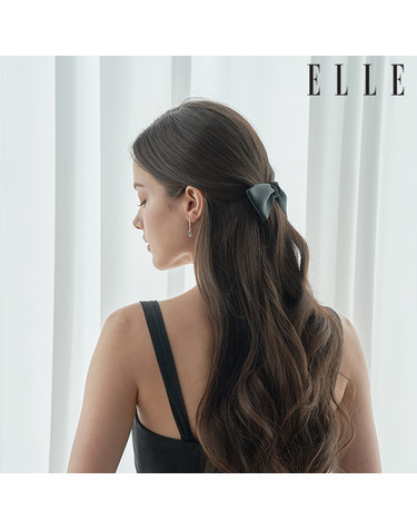 블랙 리본 헤어핀 ELHP004