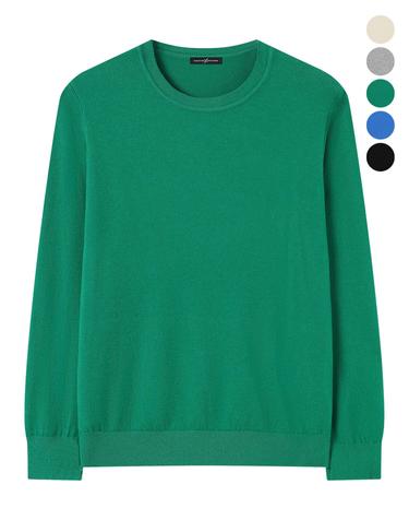 데일리 무지 라운드넥 니트 (NP4KT014L0)