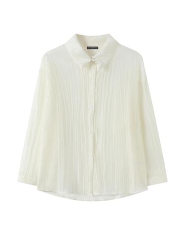 데일리 카라넥 심플 버튼업 긴팔 셔츠 (NQ2BA012L0)
