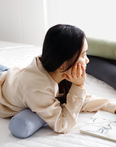 데일리무드 솔리드 린넨 경추베개 숙면 거북목 베개 4color