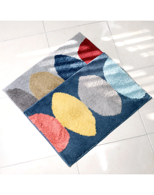 까사베르데 가든 리프 핸드메이드 발매트 2color/2size 착용컷