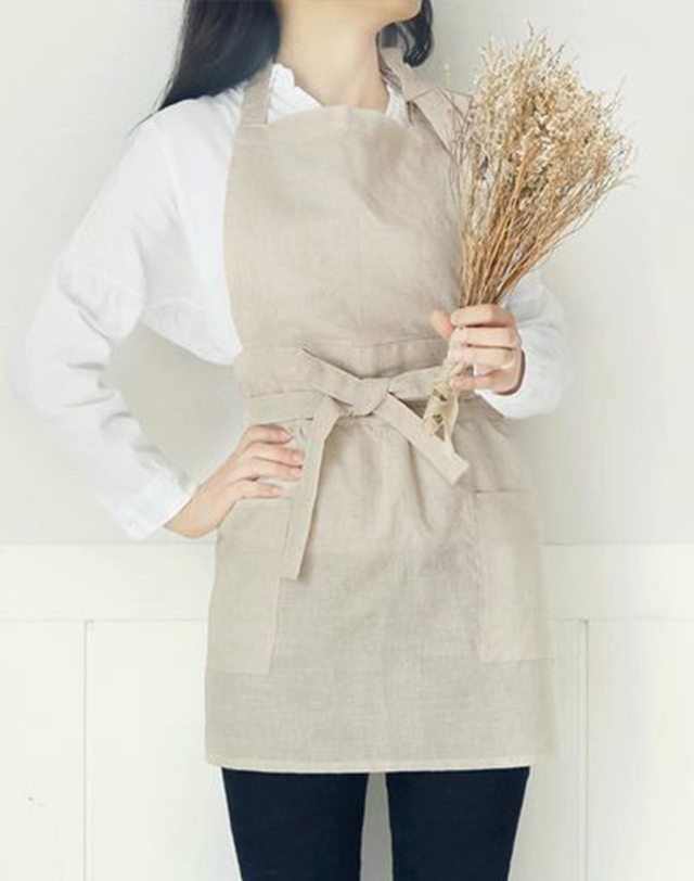 까사베르데 리지 앞치마 [6color] 착용컷