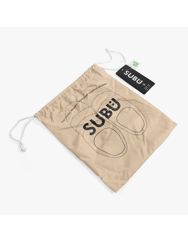 수부 [스부 SUBU] SUBU BEIGE 공용 슬리퍼 착용컷