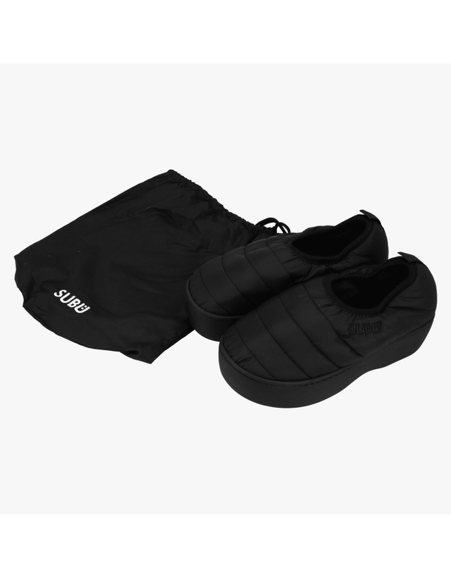수부 [스부 SUBU] SUBU VAMP PLATFORM BLACK 공용 슬리퍼 착용컷