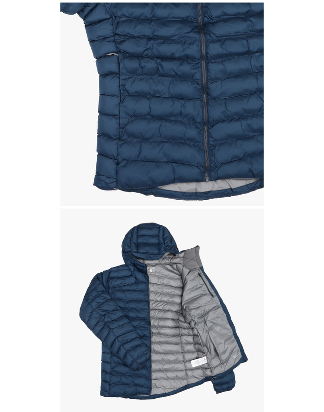랩 [랩 RAB] QIP-25 TEMPEST BLUE 씨러스 알파인 남성 자켓 착용컷