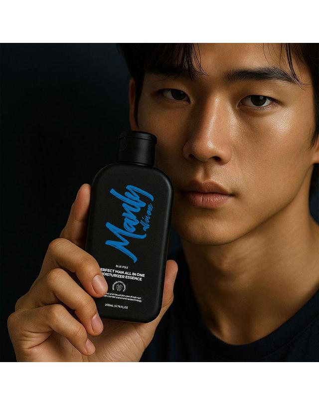 블루폴 블루폴 남성 올인원 스킨케어 로션 모이스처라이저 에센스 200ml 착용컷