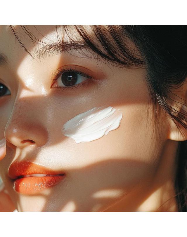 블루폴 블루폴 UV에센스 톤업 선크림 SPF 50+ 자외선차단 선케어 선블럭 50ml 착용컷
