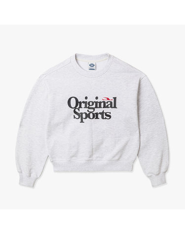 프로스펙스 [WOMEN] CLASSIC LOGO CREWNECK LTGY (PO3WT23W711)