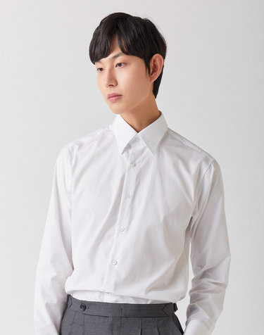 THOMAS MASON 레귤러 카라 셔츠 화이트