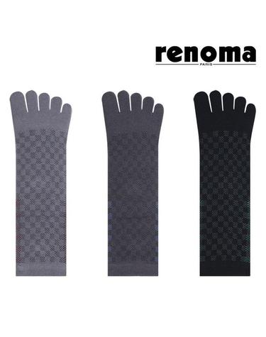 남성 체스 중목 발가락양말 RM5004