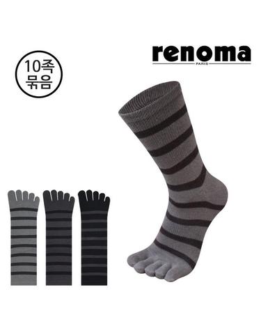 남성 링글 중목 발가락양말 RM5003 10족