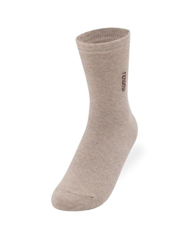 레노마 여성 베이직 무지 중목 양말 RM2607 3족 착용컷