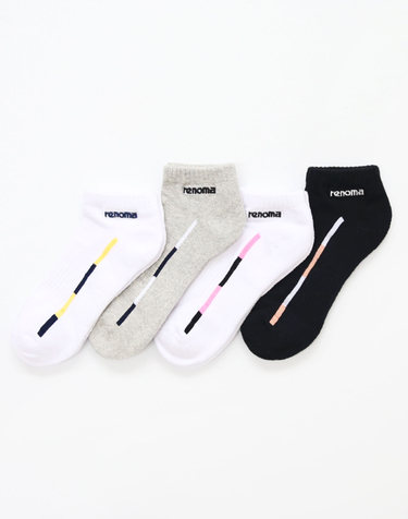 여성 스포츠 라인 쿠션 발목 RM8529 양말 12족