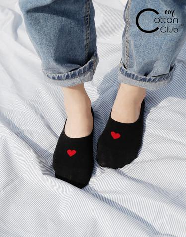 CT10 하트 페이크삭스 덧신