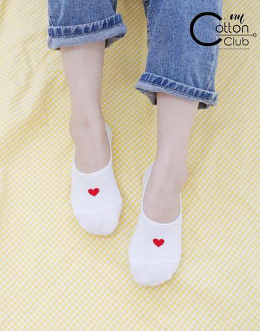CT10 하트 페이크삭스 덧신 5족
