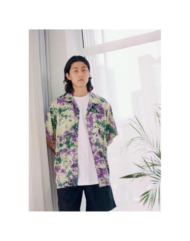 [Hawaiian Shirt] Life in Travel-Tie-dye Purple
