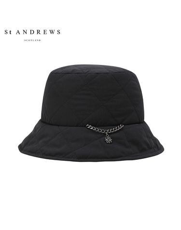 여성 퀼팅 스트랩 버킷햇