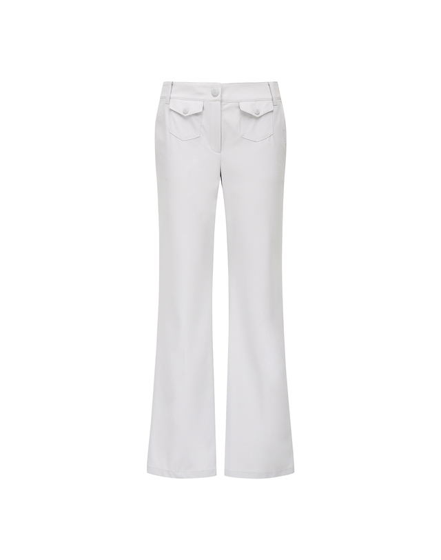 세인트앤드류스 여성 미니 포켓 부츠컷 팬츠 착용컷
