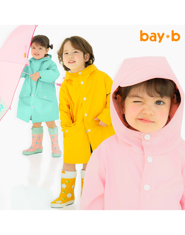 베이-비 [BAY-B] 아동 드리밍 레인코트 7colors 착용컷