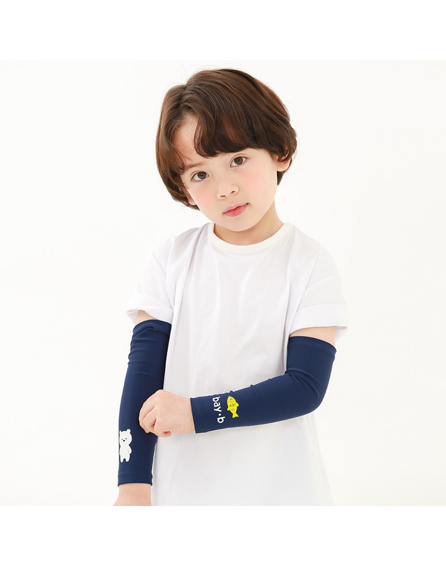 베이-비 BAY-B 아동 유아 쿨토시 어린이 팔토시 자외선차단 착용컷