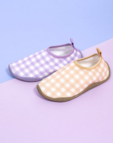 [BAY-B] 아동 깅엄 체크 아쿠아슈즈 키즈 워터슈즈
