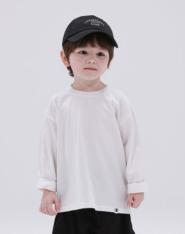 BCREW 코튼 긴팔 T-SHIRTS MLT-WH