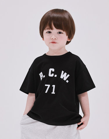 BCREW B.C.W 반팔 티셔츠 NT-BK