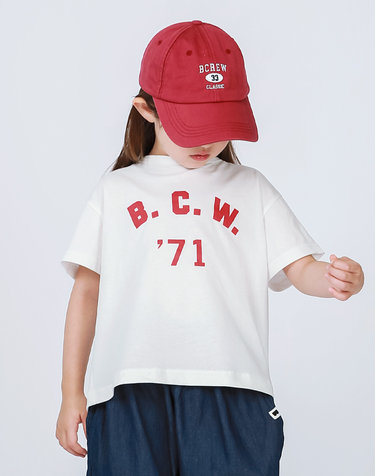 BCREW B.C.W 반팔 티셔츠 NT-WH