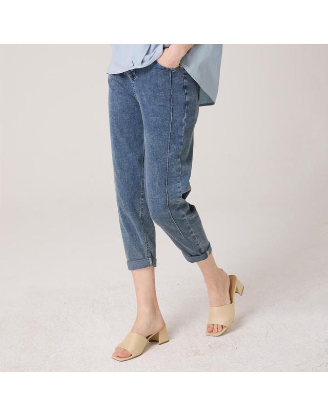 보니스팍스 세미배기 데님 팬츠-BC28DP020 착용컷