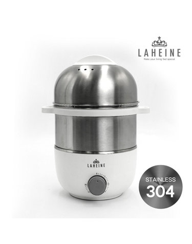 [라헨느] 더퀸 304 올스텐 2단 멀티 계란찜기 LHN-EG360