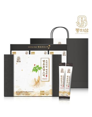 [동의삼] 프리미엄 데일리 발효홍삼스틱 (10gx30포) + 쇼핑백 증정