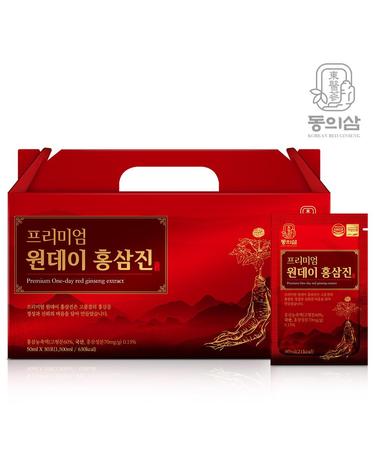 [동의삼] 프리미엄 원데이 홍삼진 (50mlx30포/선물형 캐리어타입)
