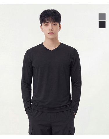 웨스트우드 남성 에센셜 브이넥 티셔츠_WO1MCCT721