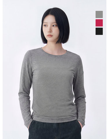 웨스트우드 여성 에센셜 라운드티_WO3WTTR418